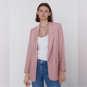 Zara Blush Pink Blazer
